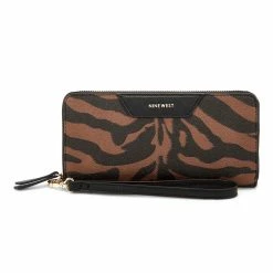 Nine West Astoria Zip Around Wristlet -Nine West shop 3754972 Zebra