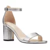 Nine West Sandy Women's Block Heel Sandals 2 Nine West Sandy Women's Block Heel Sandals -Nine West shop 3815467 Silver