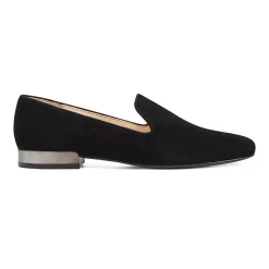 Nine West Lisette Women's Leather Square Toe Moc Shoes -Nine West shop 4309521 ALT