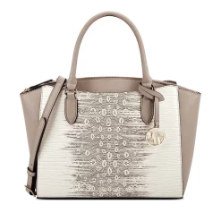 Nine West Josie Jet Set Satchel Bag -Nine West shop 4309990 Natural Multi