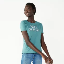 Women's Nine West Crewneck Graphic Tee -Nine West shop 4646703 Not Sorry