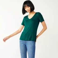Women's Nine West Essential V-Neck Tee -Nine West shop 4841148 Night Tide