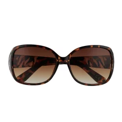 Women's Nine West 58mm Zebra Etched Large Square Sunglasses -Nine West shop 4870925 ALT