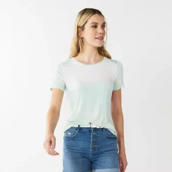 Women's Nine West Essential Crewneck Tee -Nine West shop 4911743 Summer Sky
