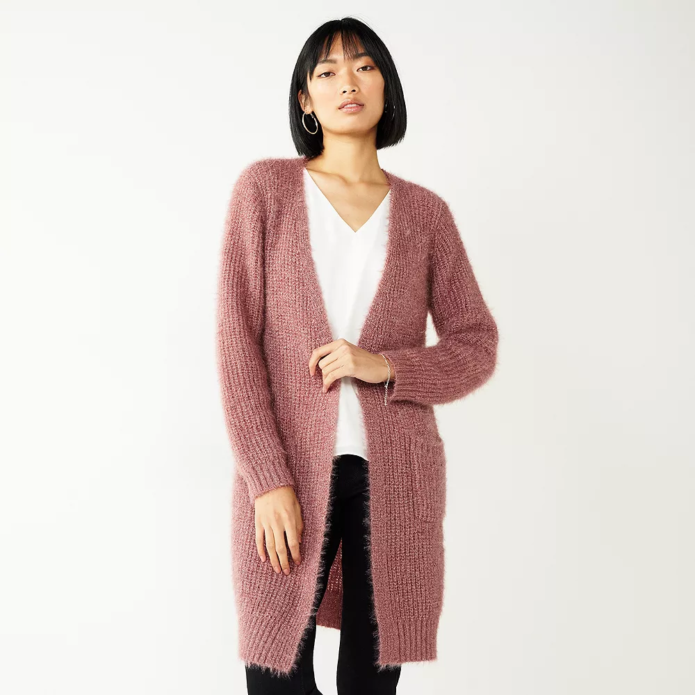 Women's Nine West Car Coat Cardigan 8 Women's Nine West Car Coat Cardigan - Image 6