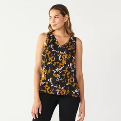 Women's Nine West V-Neck Tank -Nine West shop 4974987 Graphic Floral