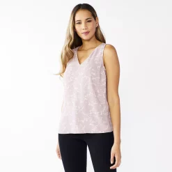 Women's Nine West V-Neck Tank -Nine West shop 4974987 Purple Strokes