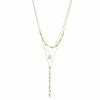 Nine West Gold Tone 17" Multi Row Necklace -Nine West shop 5016358