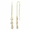 Nine West Gold Tone Threader Earrings -Nine West shop 5016360
