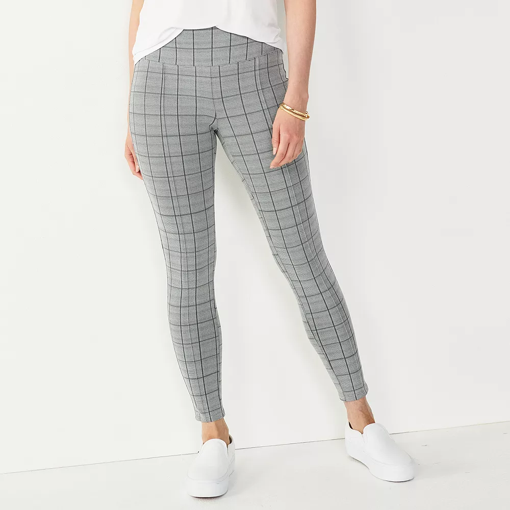 Petite Nine West Seamed Tummy Control Ponte Leggings 4 Petite Nine West Seamed Tummy Control Ponte Leggings - Image 2