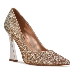Nine West Trendz Women's High Heels -Nine West shop 5191528 Bronze Ombre Glitter