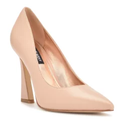 Nine West Trendz Women's High Heels -Nine West shop 5191528 Light Natural Leather