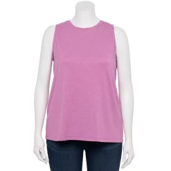 Plus Size Nine West Essential Easy High-Neck Tank 34 Plus Size Nine West Essential Easy High-Neck Tank -Nine West shop 5234070 Lavender Mauve