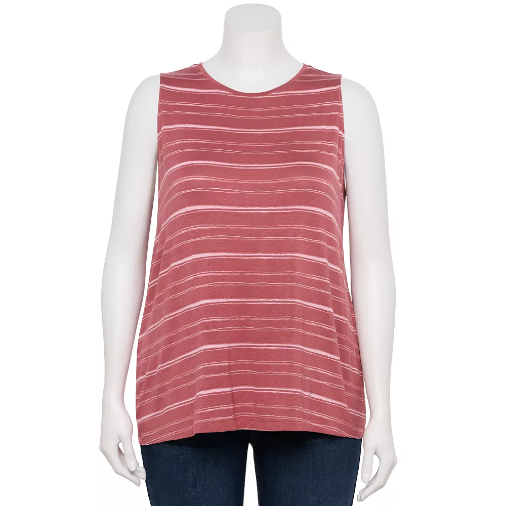 Plus Size Nine West Essential Easy High-Neck Tank 16 Plus Size Nine West Essential Easy High-Neck Tank - Image 14