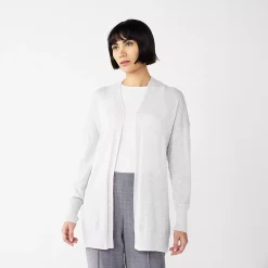Women's Nine West Essential Lightweight Cardigan 19 Women's Nine West Essential Lightweight Cardigan -Nine West shop 5234642 Bright White