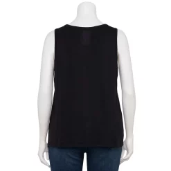 Plus Size Nine West Essential Easy V-Neck Tank -Nine West shop 5235544 ALT