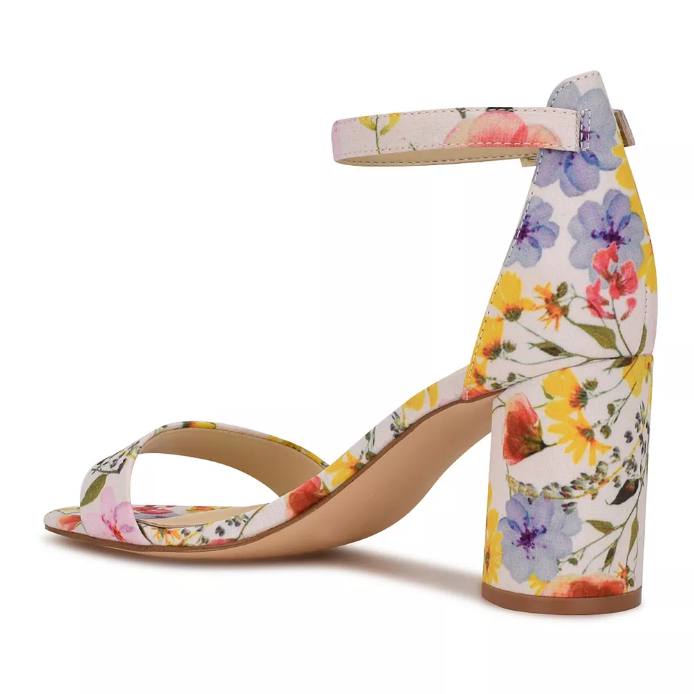 Nine West Sandy Women's Block Heel Dress Sandals 7 Nine West Sandy Women's Block Heel Dress Sandals - Image 5