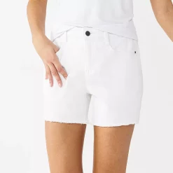 Women's Nine West Slimming Pocket Shorts -Nine West shop 5242666 White