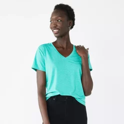 Petite Nine West Essential Short Sleeve V-Neck Tee 41 Petite Nine West Essential Short Sleeve V-Neck Tee -Nine West shop 5246433 Reef