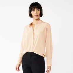 Petite Nine West Drapey Shirt -Nine West shop 5262174 Faint Whisper