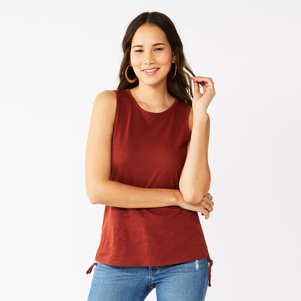 Women's Nine West Ruched Side Tank 8 Women's Nine West Ruched Side Tank - Image 6