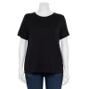 Plus Size Nine West Essential Crewneck Tee