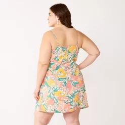 Plus Size Nine West Gathered Side-Tie Sheath Dress -Nine West shop 5547073 ALT