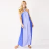 Petite Nine West Halter Neck Colorblock Maxi Dress 1 Petite Nine West Halter Neck Colorblock Maxi Dress -Nine West shop 5570171 Clematis Blue Combo