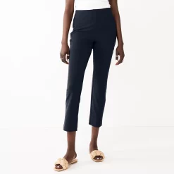 Women's Nine West Side Zip High-Waisted Skinny Ankle Pants -Nine West shop 5570619 Sky Captain