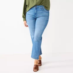 Plus Size Nine West Slimming Straight-Leg Jeans -Nine West shop 5576082 Medium Dark