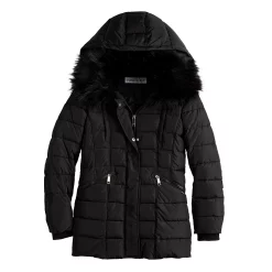 Women's Nine West Faux-Fur Collar Short Puffer Jacket 9 Women's Nine West Faux-Fur Collar Short Puffer Jacket -Nine West shop 5578772 ALT5