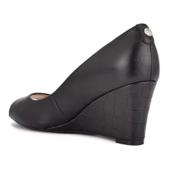 Nine West Cape 9x9 Women's Leather Wedge Heels 13 Nine West Cape 9x9 Women's Leather Wedge Heels -Nine West shop 5601128 ALT4