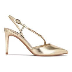 Nine West Gisha Women's Chain Link High Heel Dress Pumps -Nine West shop 5618718 ALT