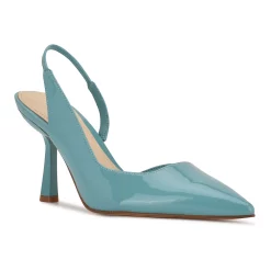 Nine West Mollie 03 Women's Heels -Nine West shop 5638422 Light Blue Patent