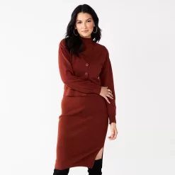 Women's Nine West Short Knit Cardigan -Nine West shop 5651503 Cherry Merlot