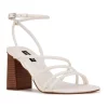 Nine West Yeap Women's Block Heel Dress Sandals 1 Nine West Yeap Women's Block Heel Dress Sandals -Nine West shop 5661650 White