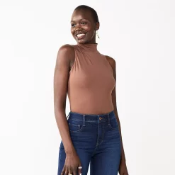 Women's Nine West Sculpt Mockneck Bodysuit -Nine West shop 5685587 Amythest Raisin