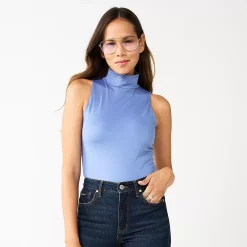 Women's Nine West Sculpt Mockneck Bodysuit -Nine West shop 5685587 Brandy Blue