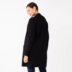 Women's Nine West Jacquard Long Cardigan -Nine West shop 5692188 ALT