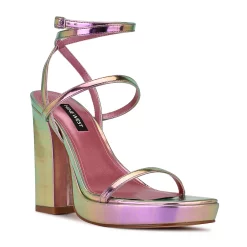 Nine West Benz Women's Dress Sandals 15 Nine West Benz Women's Dress Sandals -Nine West shop 5696936 Iridescent Purple Mult