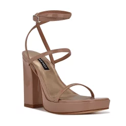 Nine West Benz Women's Dress Sandals 13 Nine West Benz Women's Dress Sandals -Nine West shop 5696936 Medium Natural Patent