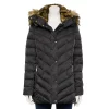 Women's Nine West Faux-Fur Hood Puffer Jacket