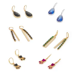 Nine West Silver Tone Blue Teardrop Earrings 7 Nine West Silver Tone Blue Teardrop Earrings -Nine West shop 5736986 ALT9