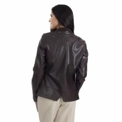 Women's Nine West Classic Faux-Leather Biker Jacket 9 Women's Nine West Classic Faux-Leather Biker Jacket -Nine West shop 5766201 ALT