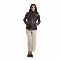 Women's Nine West Classic Faux-Leather Biker Jacket 11 Women's Nine West Classic Faux-Leather Biker Jacket -Nine West shop 5766201 ALT4
