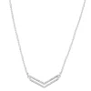 Nine West Pave Chevron Pendant Necklace -Nine West shop 5769613