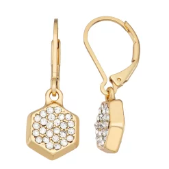 Nine West Hexagon Drop Earrings