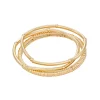 Nine West Gold Tone 3 Row Stretch Bracelet -Nine West shop 5770334