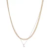 Nine West Multi-Row Initial "L" Pendant Necklace -Nine West shop 5771506