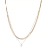 Nine West Multi-Row Initial "J" Pendant Necklace 2 Nine West Multi-Row Initial "J" Pendant Necklace -Nine West shop 5771507